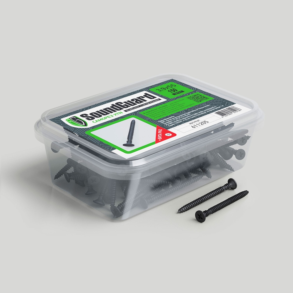 картинка Саморезы Soundguard XTN 3,9x55 от магазина Альфа Плейс