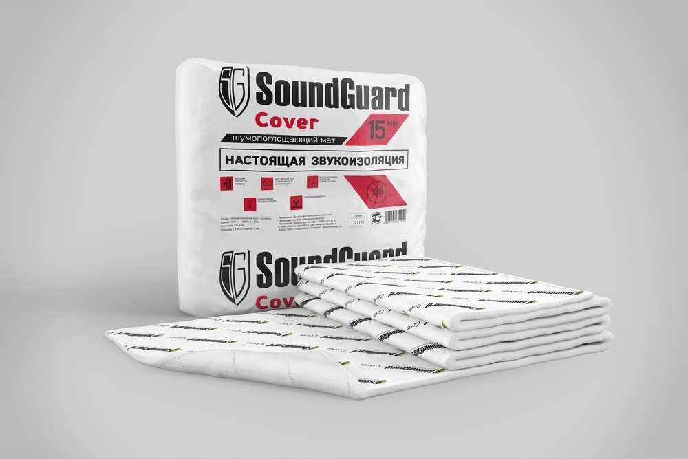 картинка Звукоизоляционный мат SoundGuard Cover от магазина Альфа Плейс