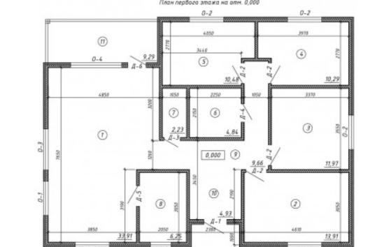картинка ЛСТК Металлоконструкция Дом 108м2 13.36×9.88 от магазина Альфа Плейс